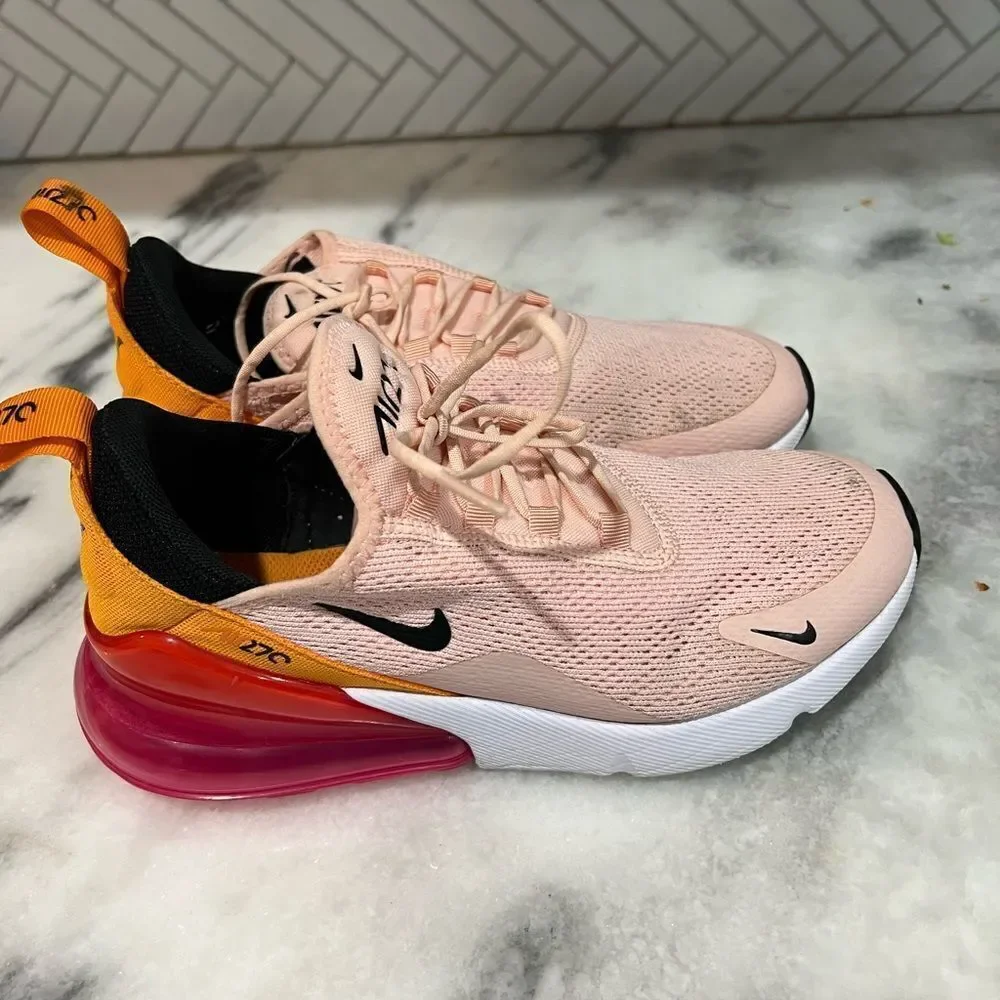 Nike Air Max 270 Washed Coral Black Fuchsia AH6789-603 Womens Size 7 Rare